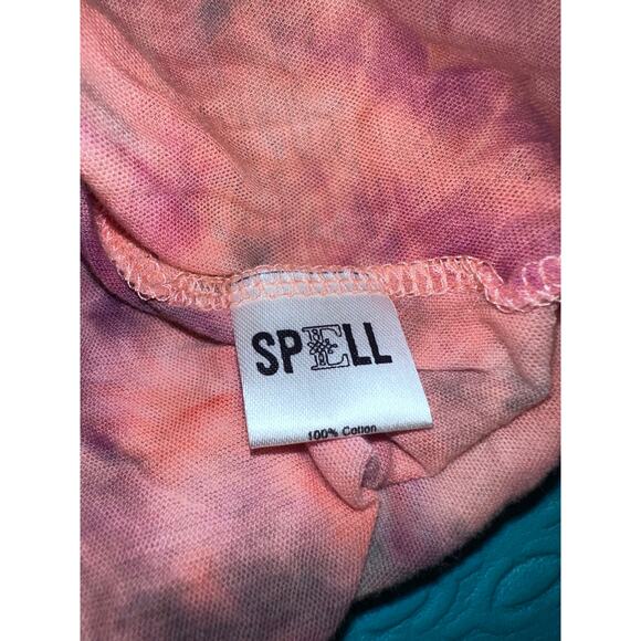 RARE SPELL DESIGNS & THE GYPSY COLLECTIVE HANALEI TIE DYE COWRIE SHELL TANK - Picture 11 of 16